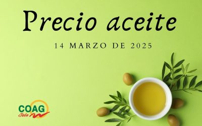 Precio medio del aceite de oliva a 14 de marzo