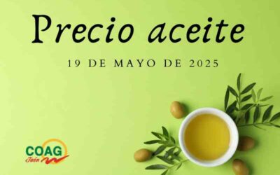 Precio medio del aceite de oliva a 19 de mayo