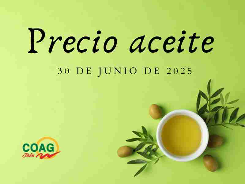 cartel PRECIO ACEITE 30 junio 2025