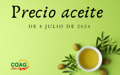 Precio medio del aceite de oliva a 8 de julio