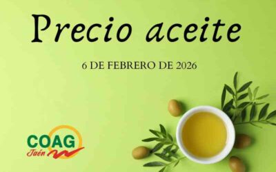 Precio medio del aceite de oliva a 6 de febrero