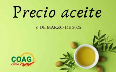 Precio medio del aceite de oliva a 6 de marzo