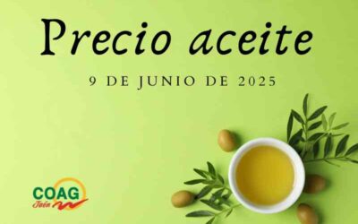 Precio medio del aceite de oliva a 9 de junio
