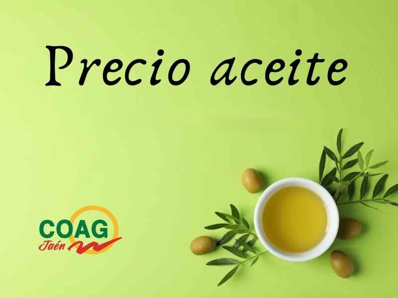 cartel precio aceite